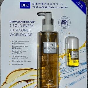 DHC Deep Cleansing Oil 10.1 oz plus 1 oz travel size NEW IN PACKAGING